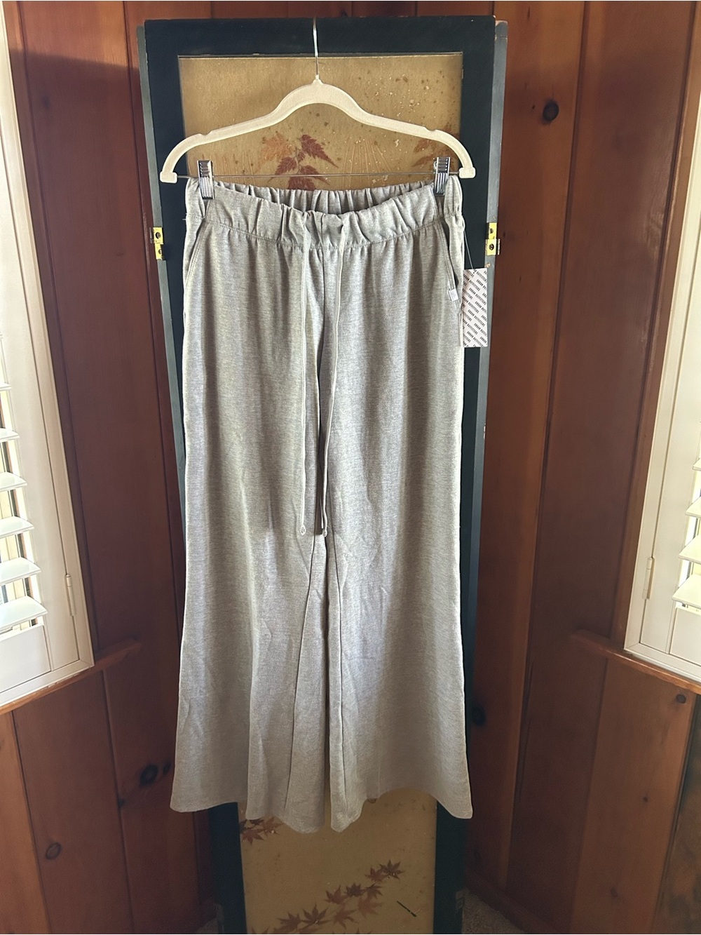 Urban Outfitters Gray Straight-Leg Lounge Pants